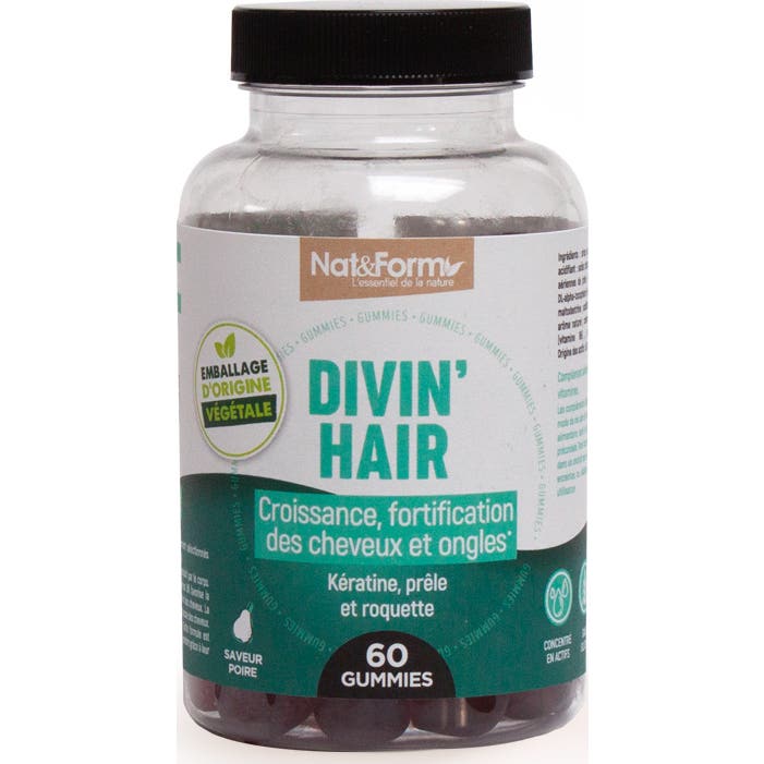 Nat&Form Divin' Hair 60 Gummies
