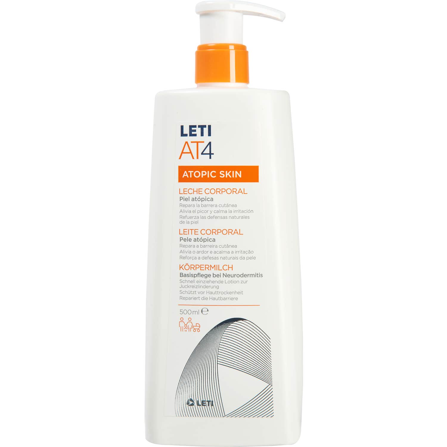 LetiAT4 Lait Corps 500ml