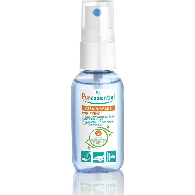 Puressentiel Lotion Spray Antibactérien Mains & Surfaces 25ml