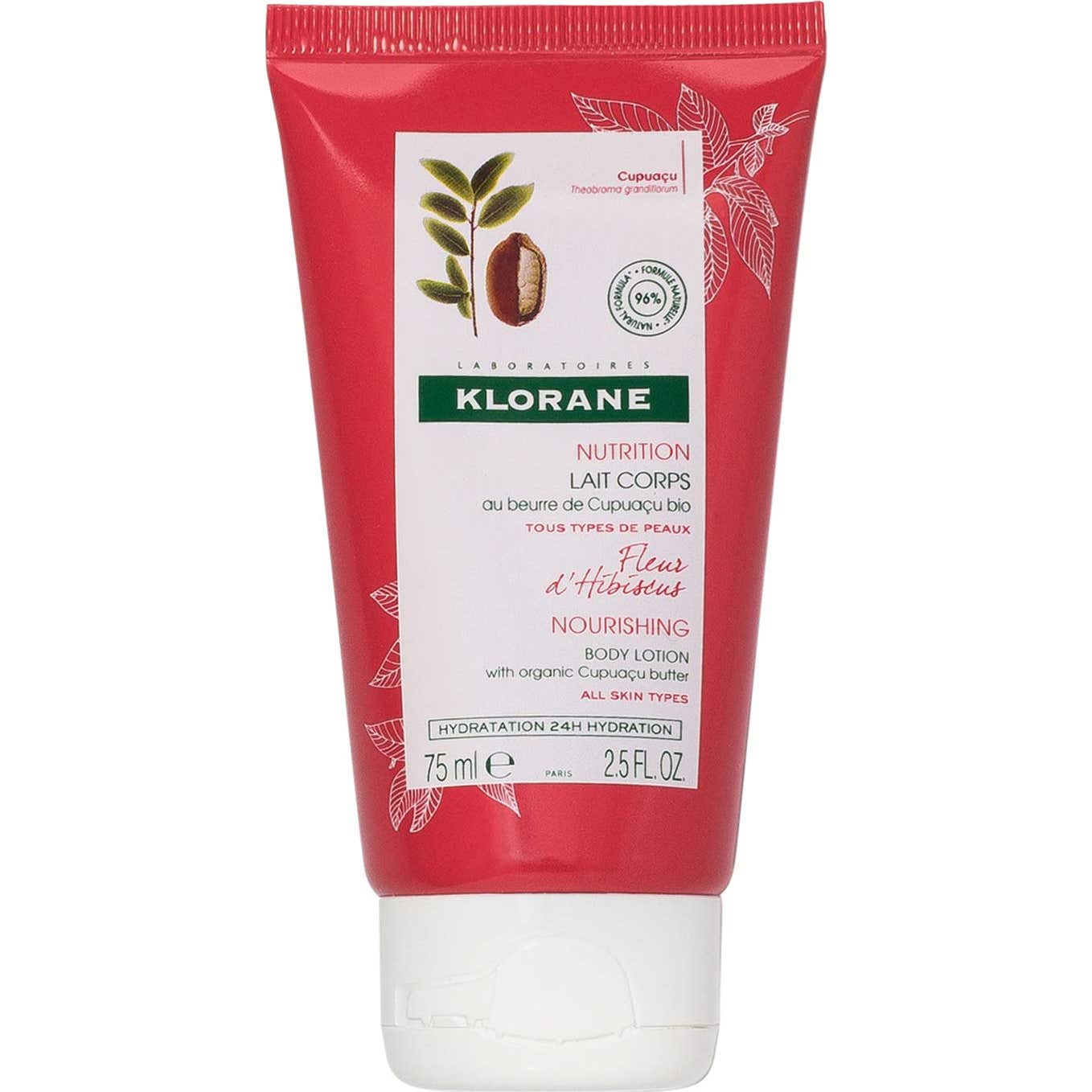 Klorane Cupuaçu Soins du Corps Lait Corps Fleur d'Hibiscus 75mL