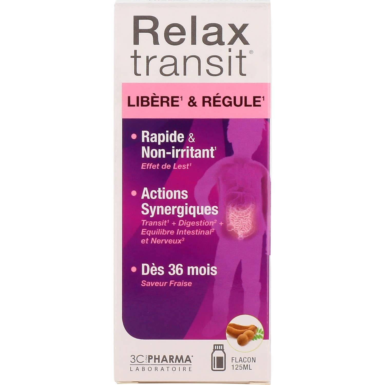 3C Pharma Laxatransit Solution Enfant 125ml