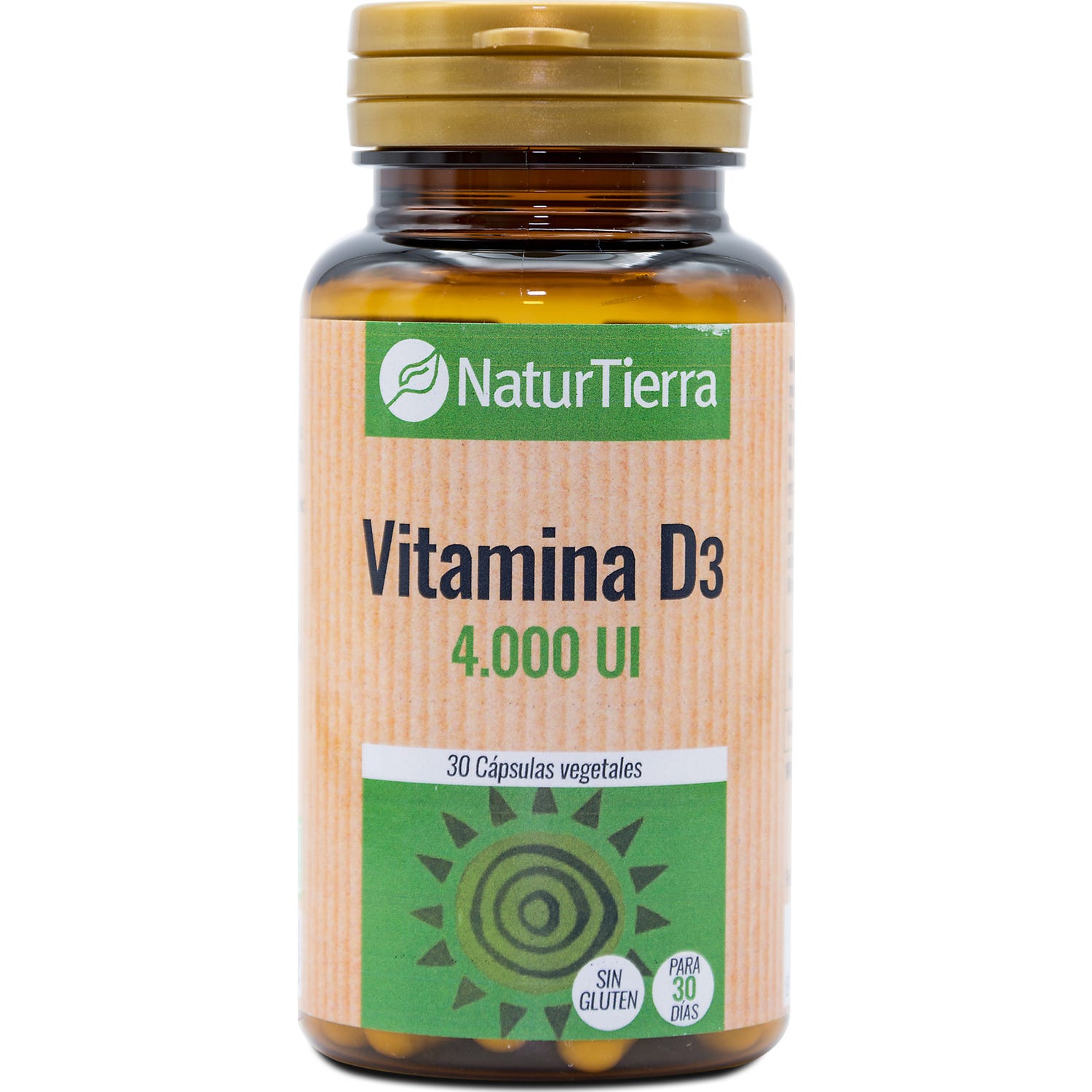 Naturtierra Vitamine D3 30 Capsules Végétales