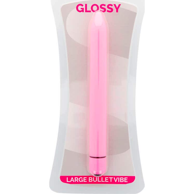 Glossy Slim Vibrator Rose