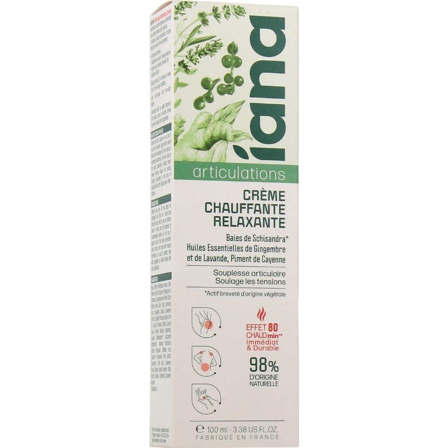 Iana Articulations Crème Chauffante Relaxante 100Ml