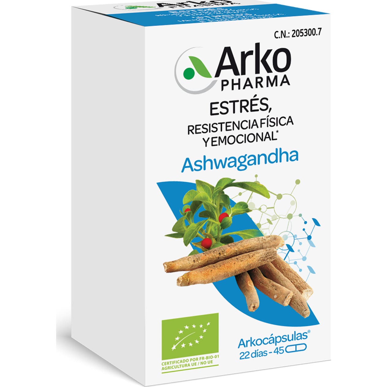 Arkopharma Arkogélules Ashwagandha Bio 45caps