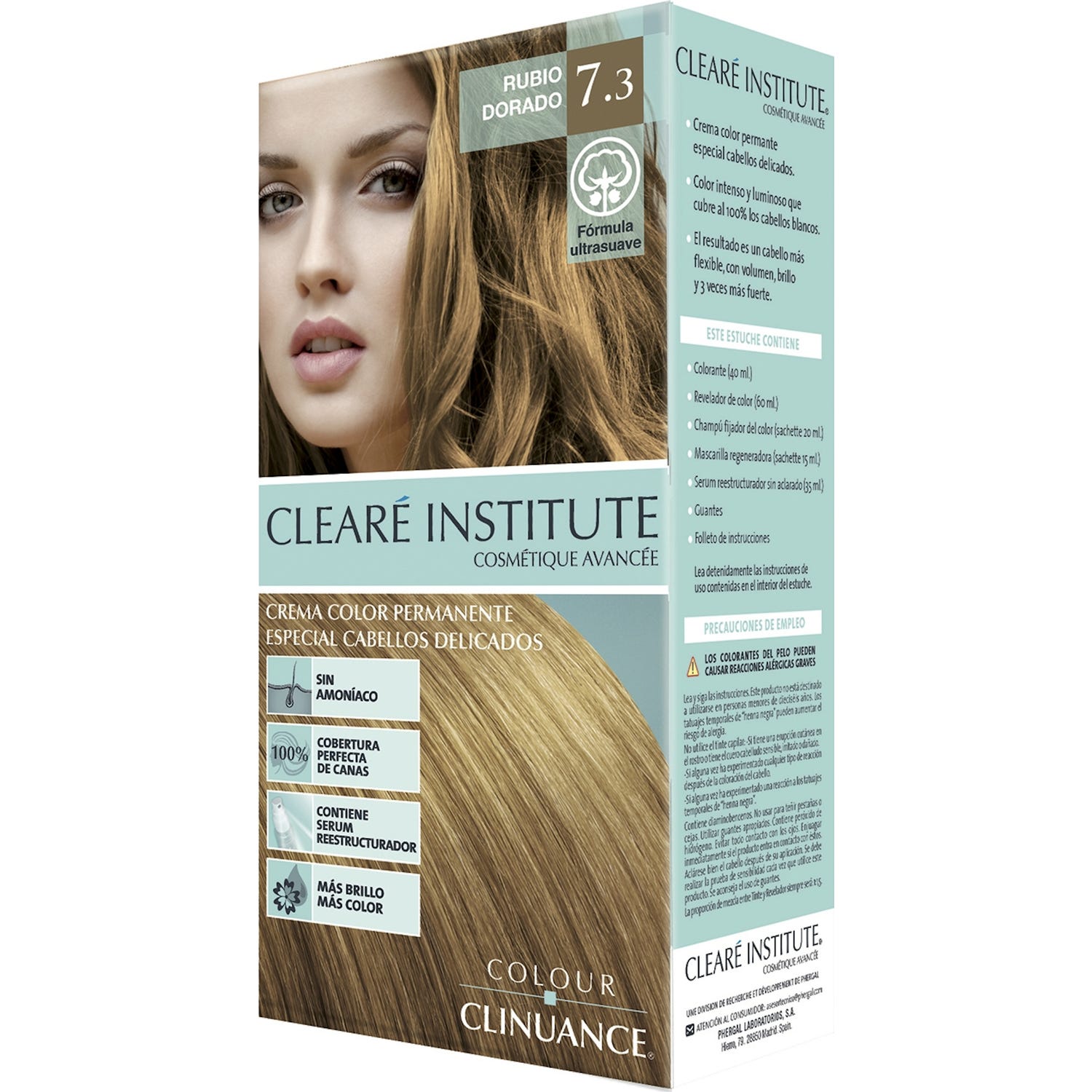 Cleare Institute Colour Clinuance Permanent Dye 73 Golden Blonde 170ml
