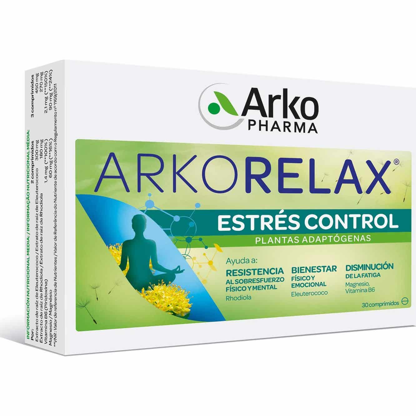Arkopharma Arkorelax Stress Control 30 comprimés