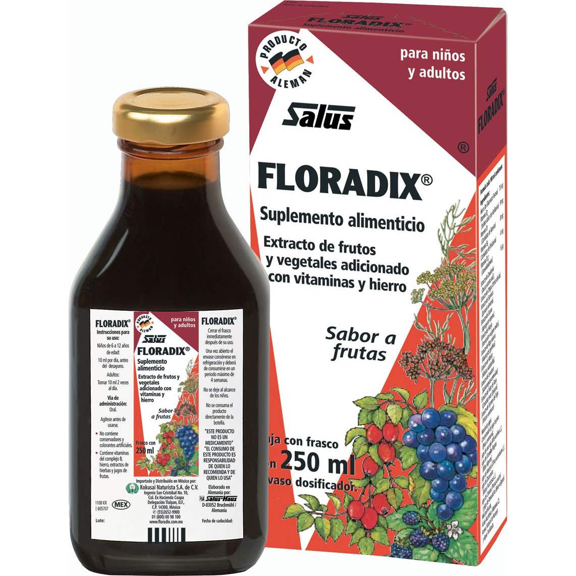 Salus Floradix Fer + Plantes 250ml
