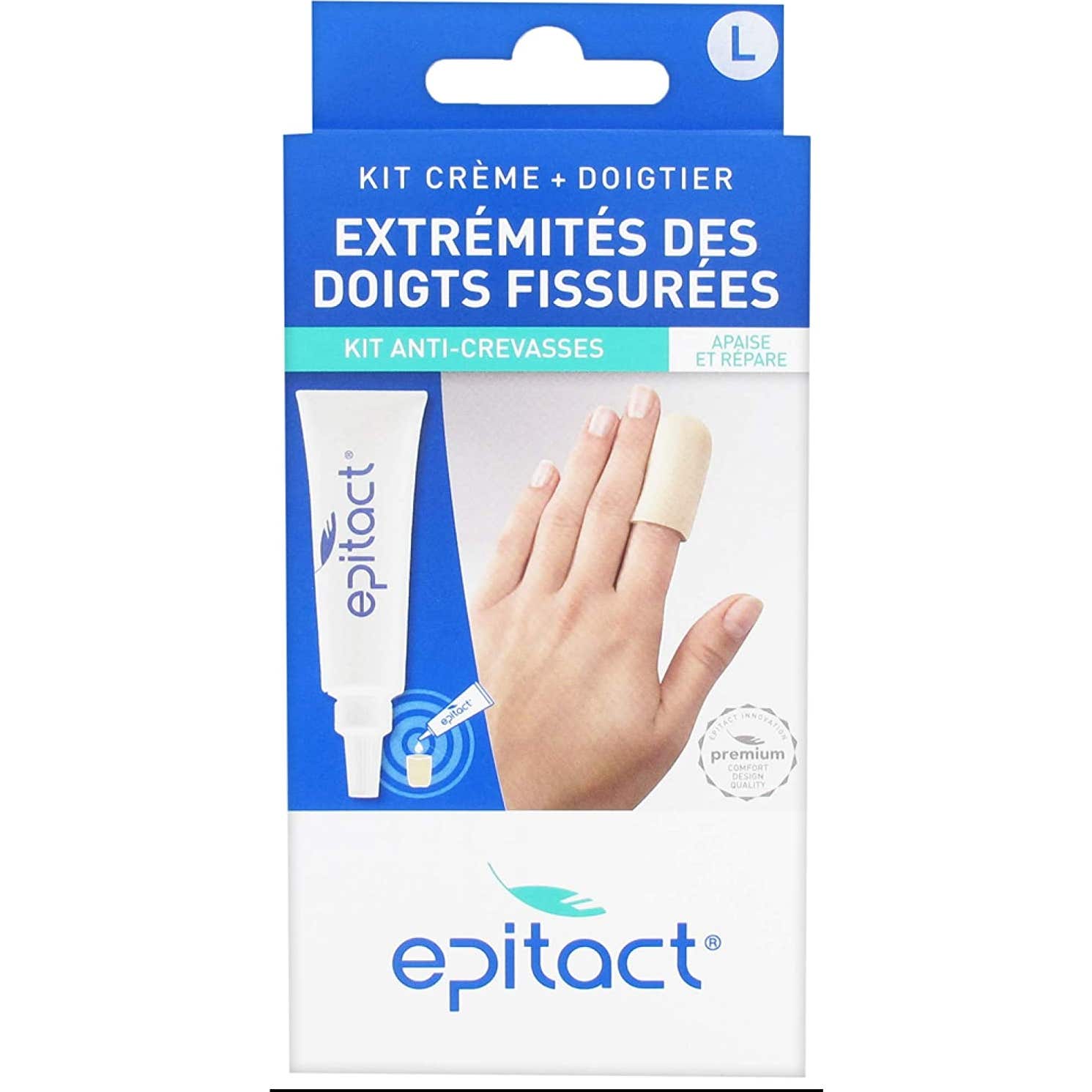 Kit Epitact Crema Antigrietas + Fingerstall Talla L