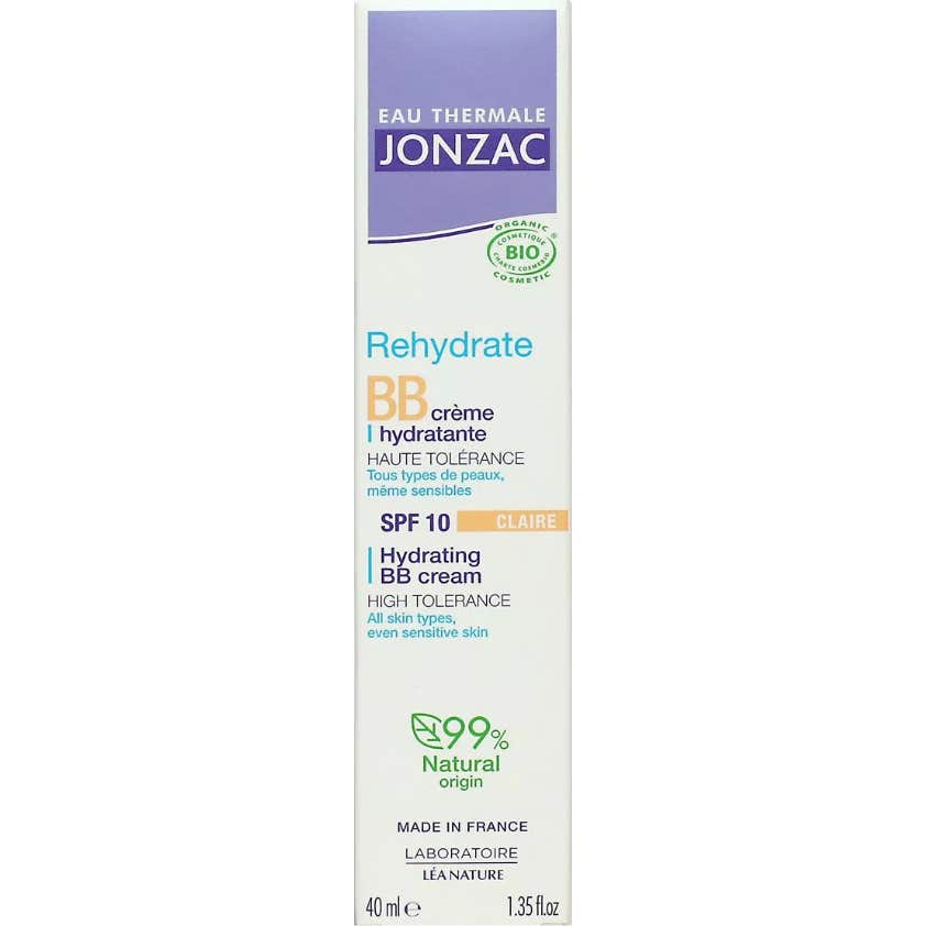 Jonzac Rehydrate BB Crème Hydratante Teinte Claire 40ml