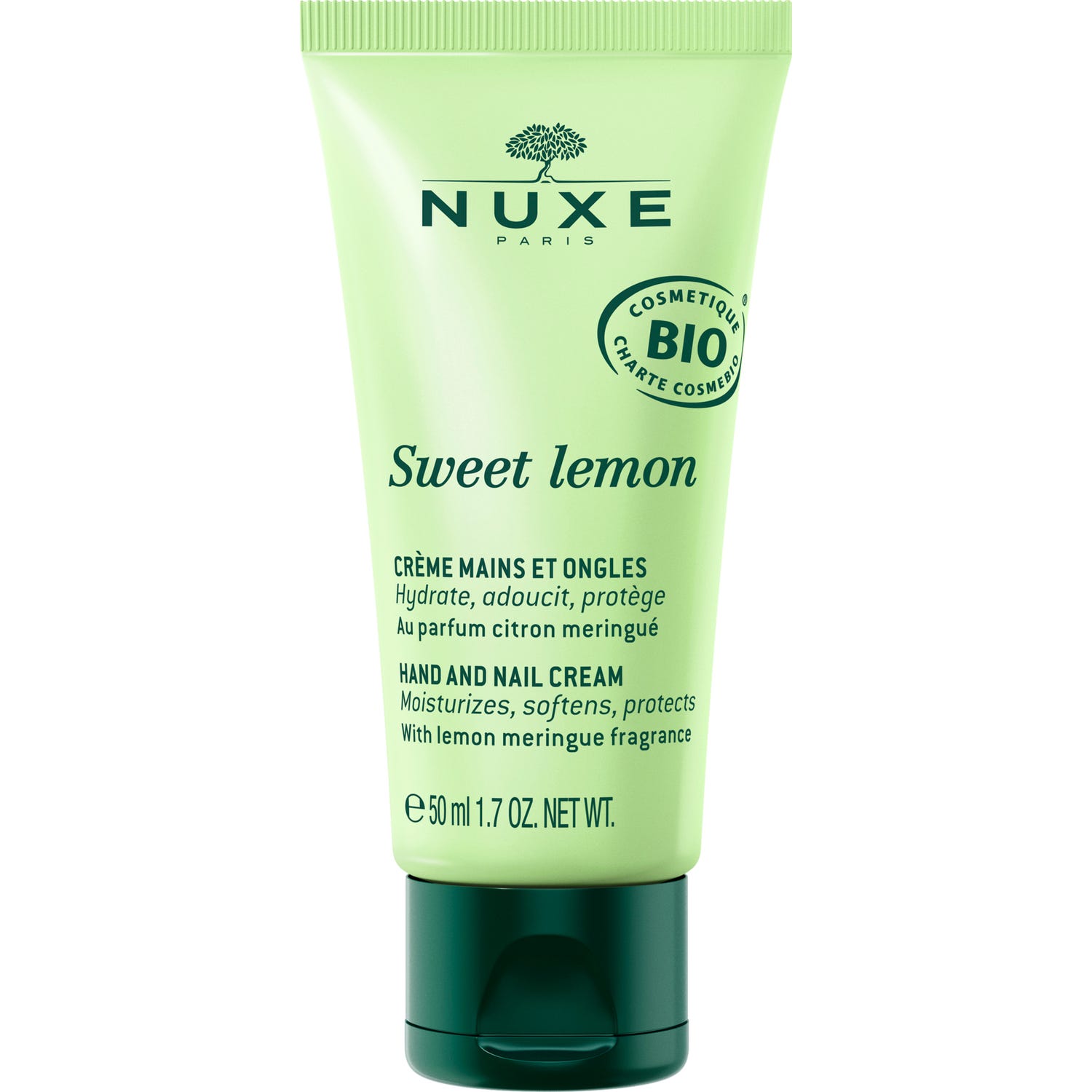 Nuxe Sweet Lemon Crème Mains Et Ongles Bio 50ml