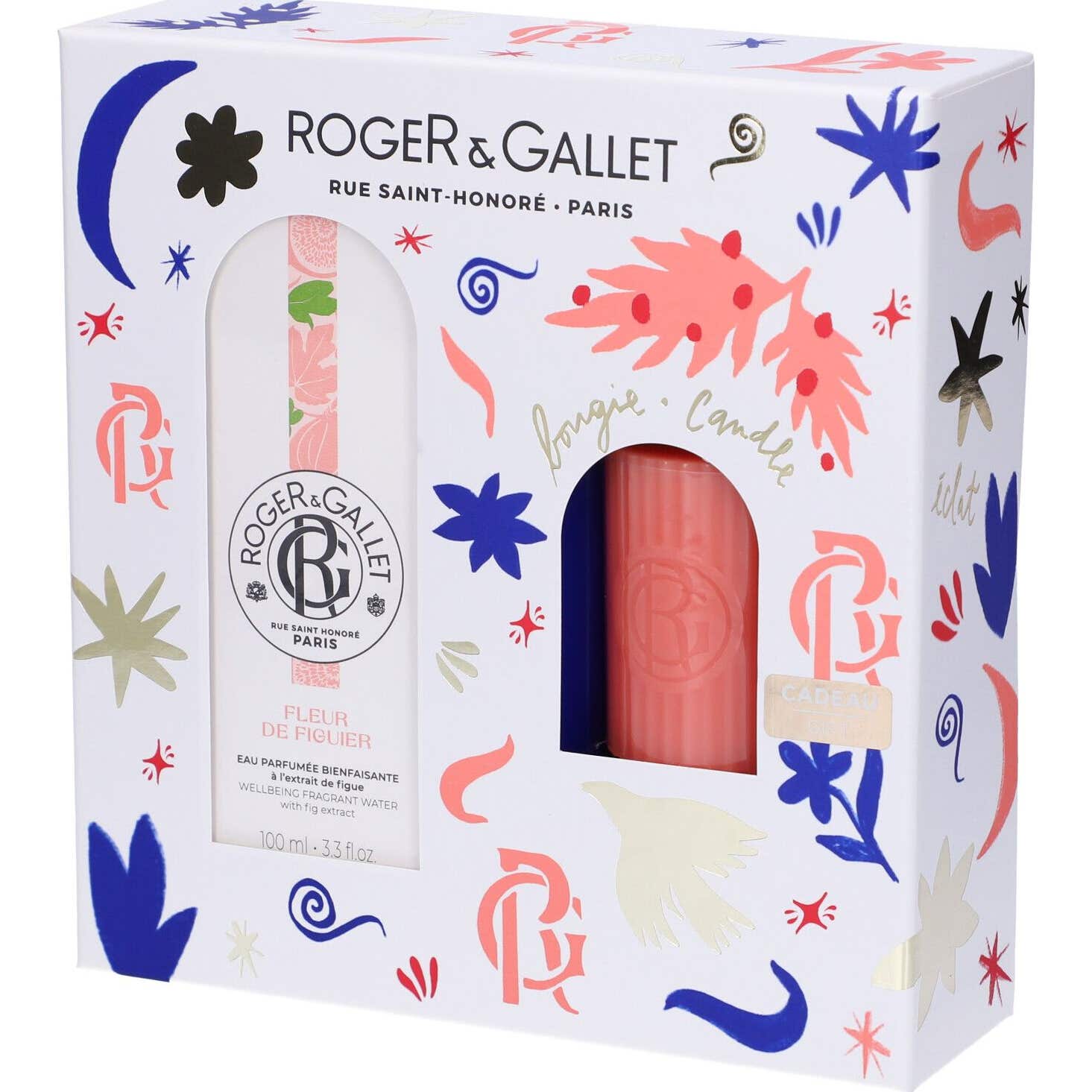 Roger & Gallet Fleur de Figuier Coffret Eau Parfumée + Bougie