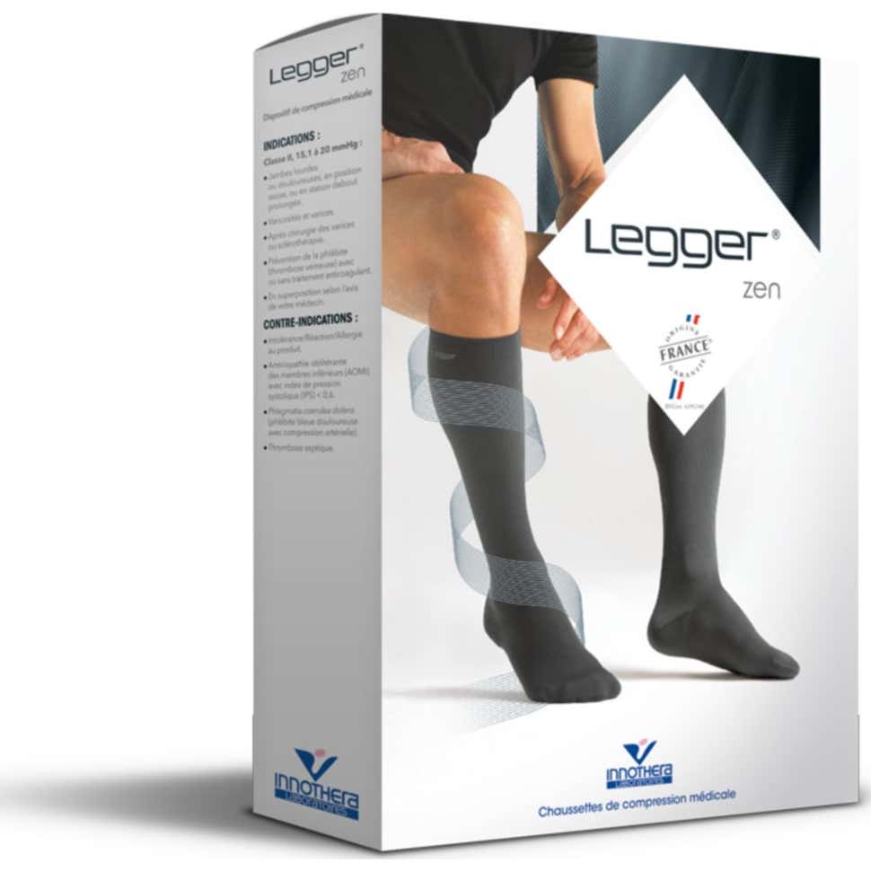 Legger Zen 2 Chaussette Beige Taille L4 1 Paire