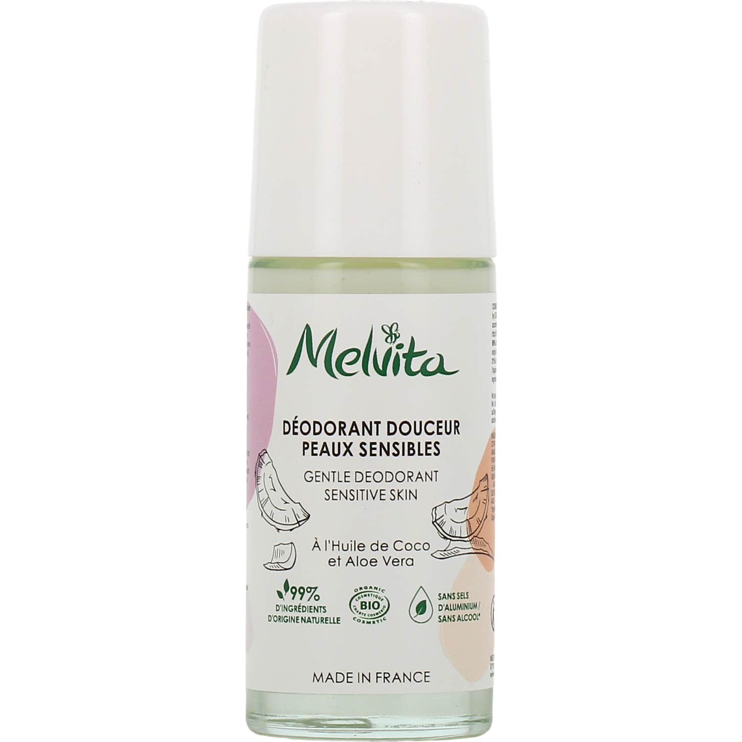 Melvita Les Essentiels Hygiène Déodorant Peaux Sensibles 50mL