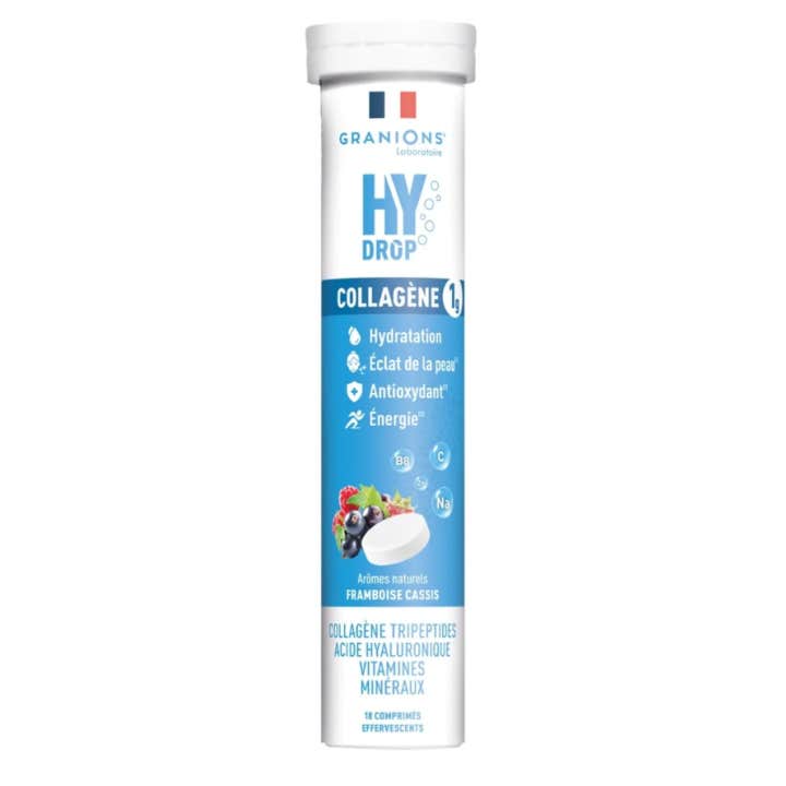 Granions Hydrop Collagen Framboise Cassis 18comp