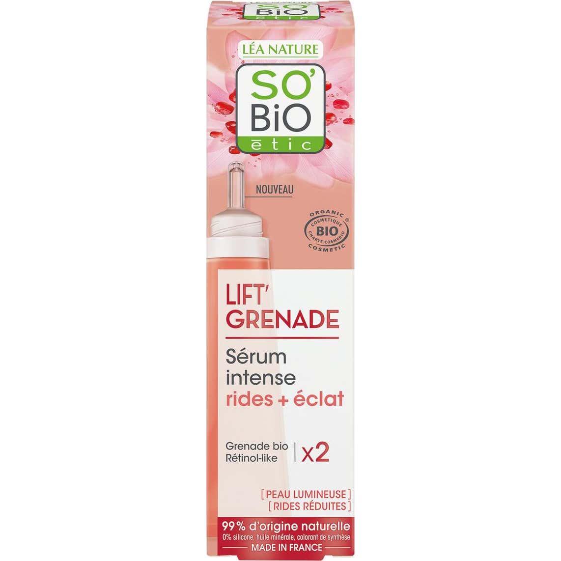 So'Bio Étic Lift Granade Sérum Visage Intense Retinol-Like 30ml