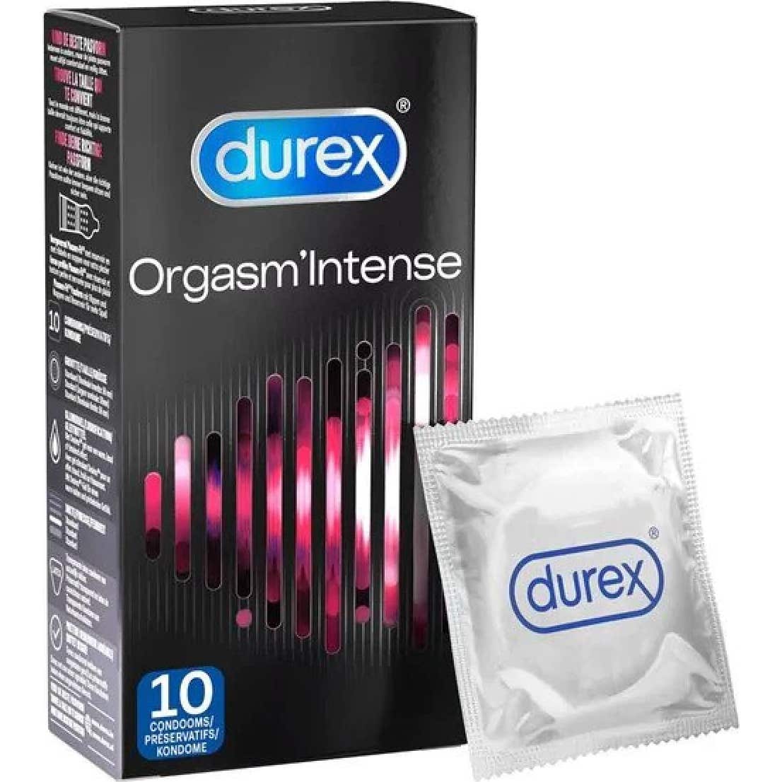 Durex Orgasm'Intens Préservatifs 10 Unités