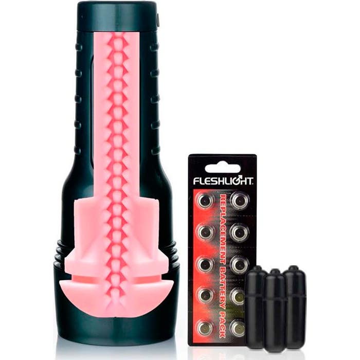 Fleshlight Vibro-Pink Lady Touch Masturbator Vagina 1ud