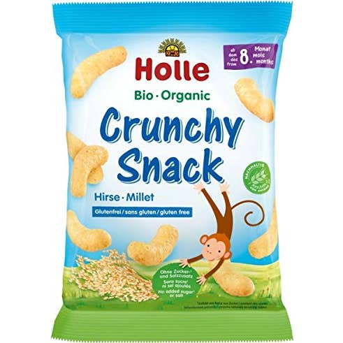 Holle Crunchy Millet Snacks +8 Mois 25gr