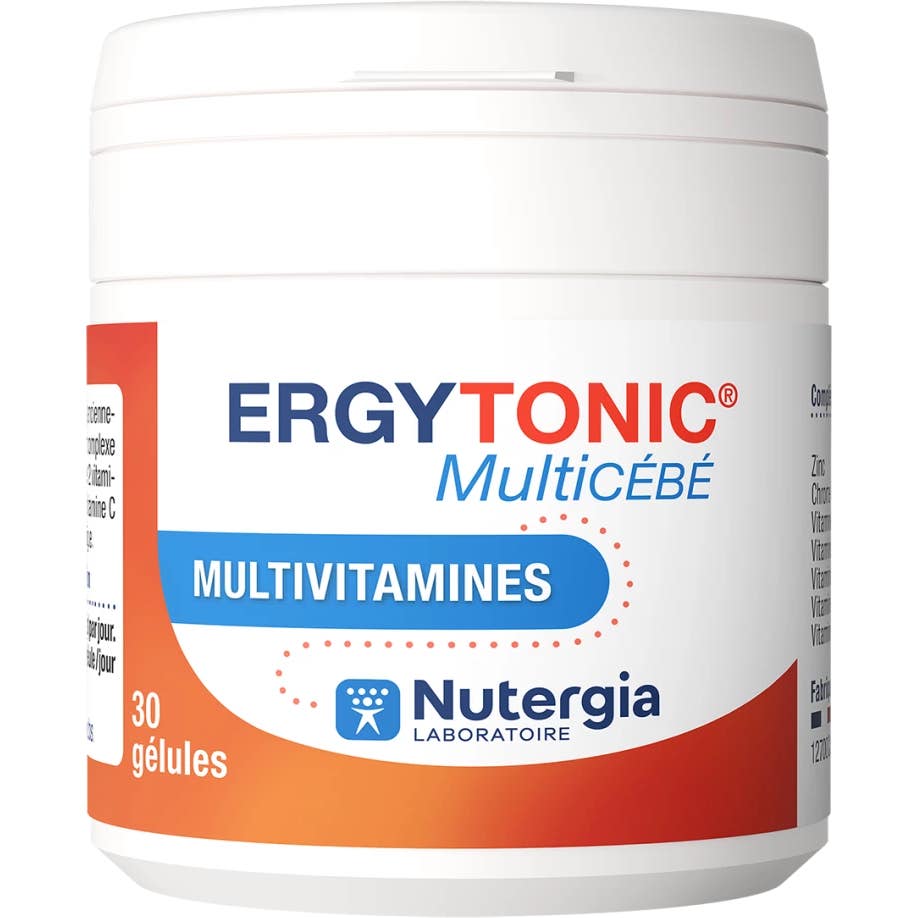 Nutergia Ergytonic Multicébé Multivitamines 30 Gélules