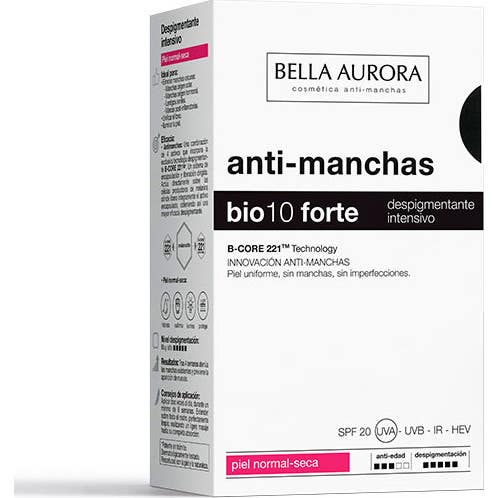 Bella Aurora Bio10 Forte Intensive Dépigmentante Peau Sèche 30ml