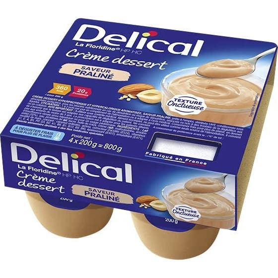 Delical La Floridine Crema HP Praliné 4x200g
