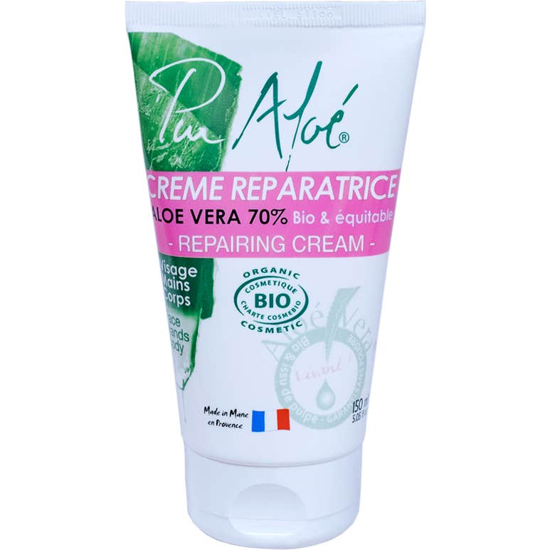 Ciel d'Azur Pur Aloé Crème Réparatrice à l'Aloé Vera Bio 150ml