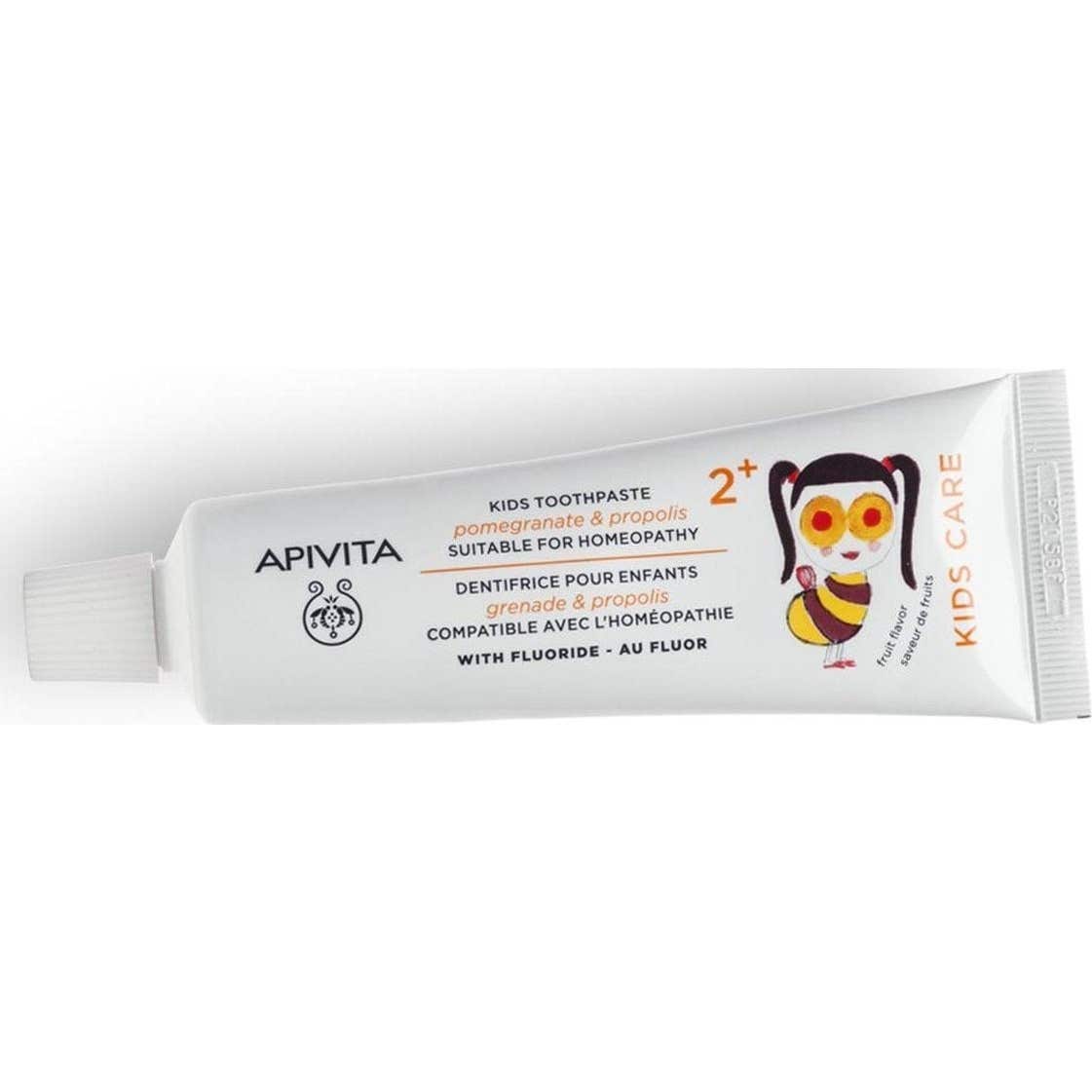 Apivita Dentifrice Pour Enfants À La Grenade Et À La Propolis 50Ml - Image 2