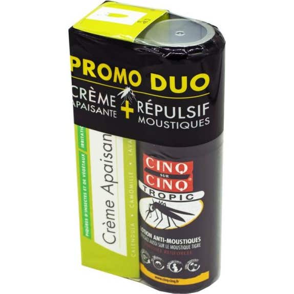 Cinq sur Cinq Kit Crème Apaisante + Répulsif Moustiques