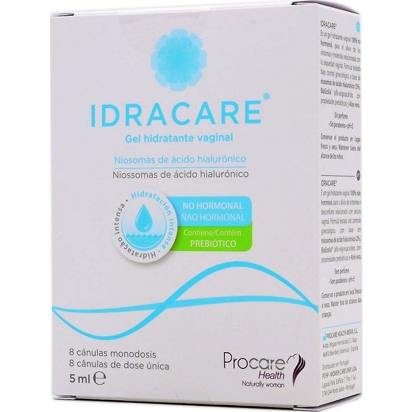 Procare Health Idracare Gel hydratant vaginal 8 Canules 5 ml