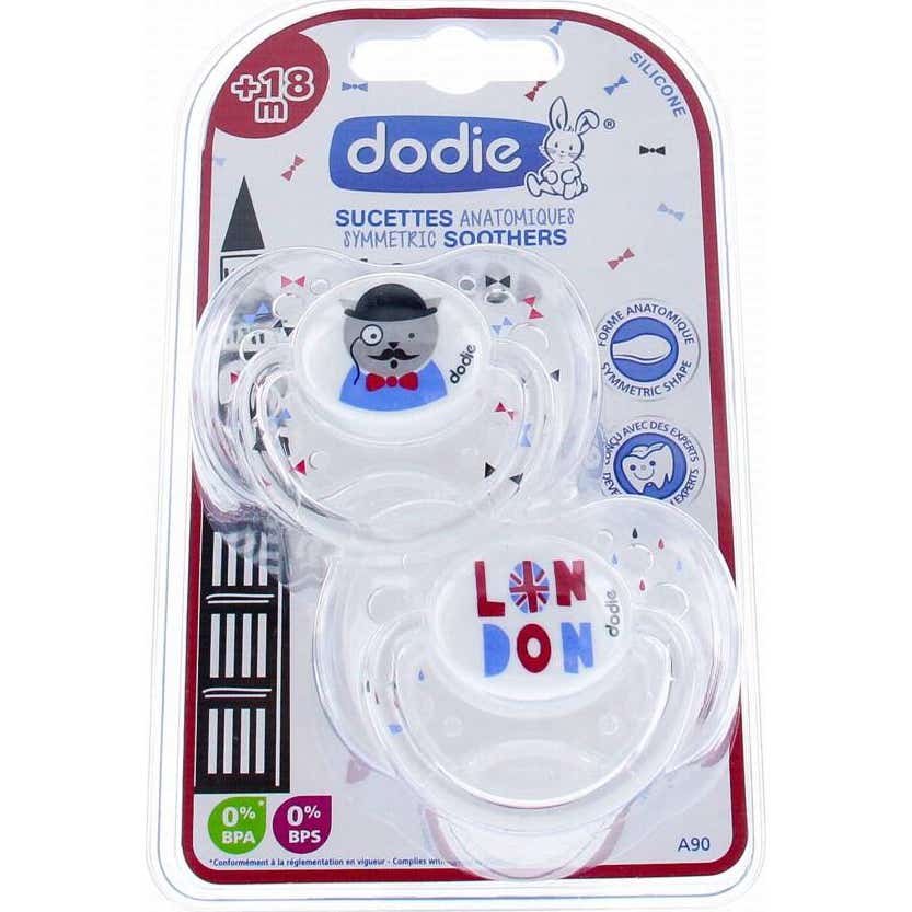 Dodie Sucette Silicone London Plus de 18 Mois A90 2uds