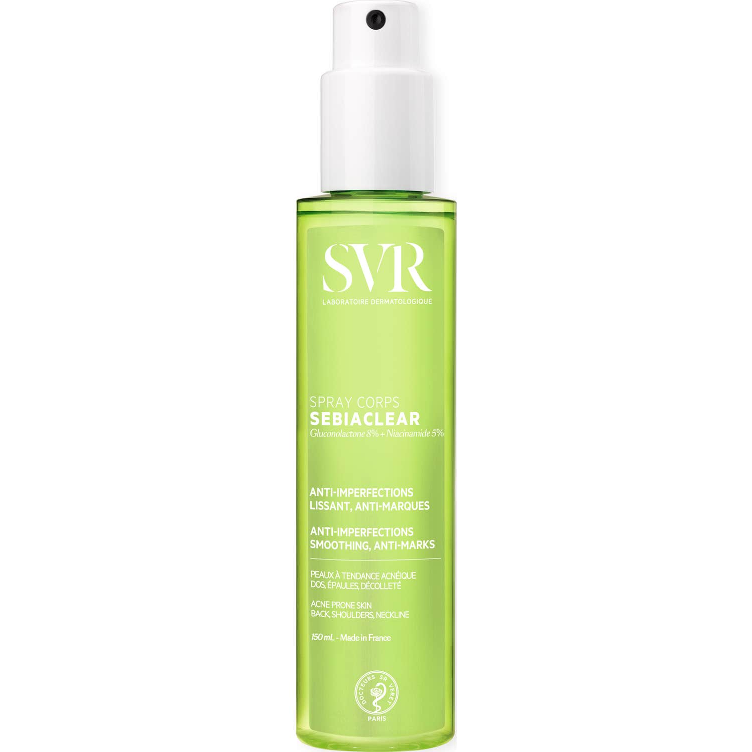 SVR Sebiaclear Spray Corps 150 ml