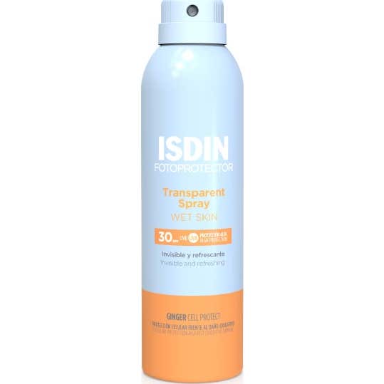 Fotoprotector ISDIN® Transparent Spray Wet Skin SPF30 250 ml