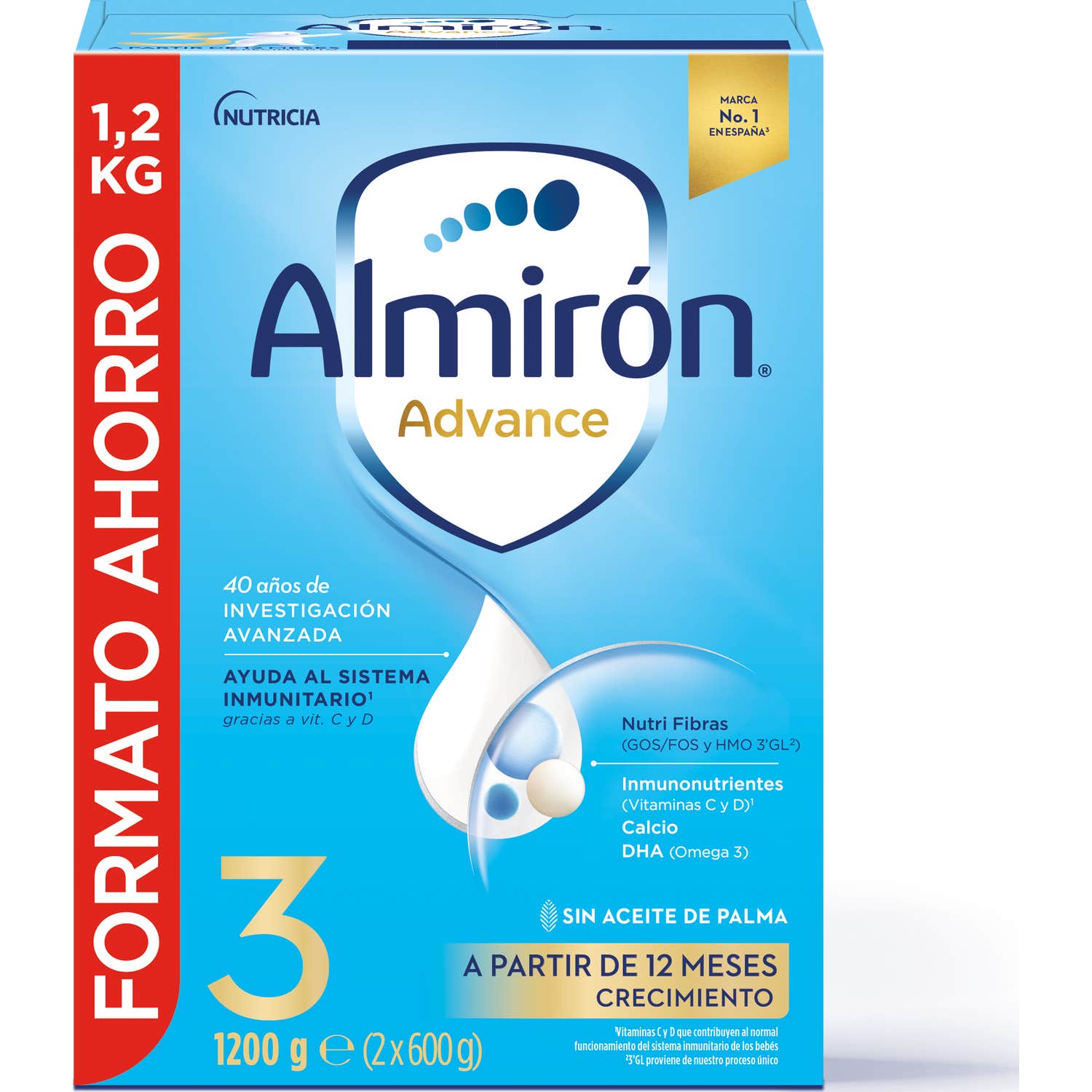 Almirón Advance 3 Lait de croissance 1200gr
