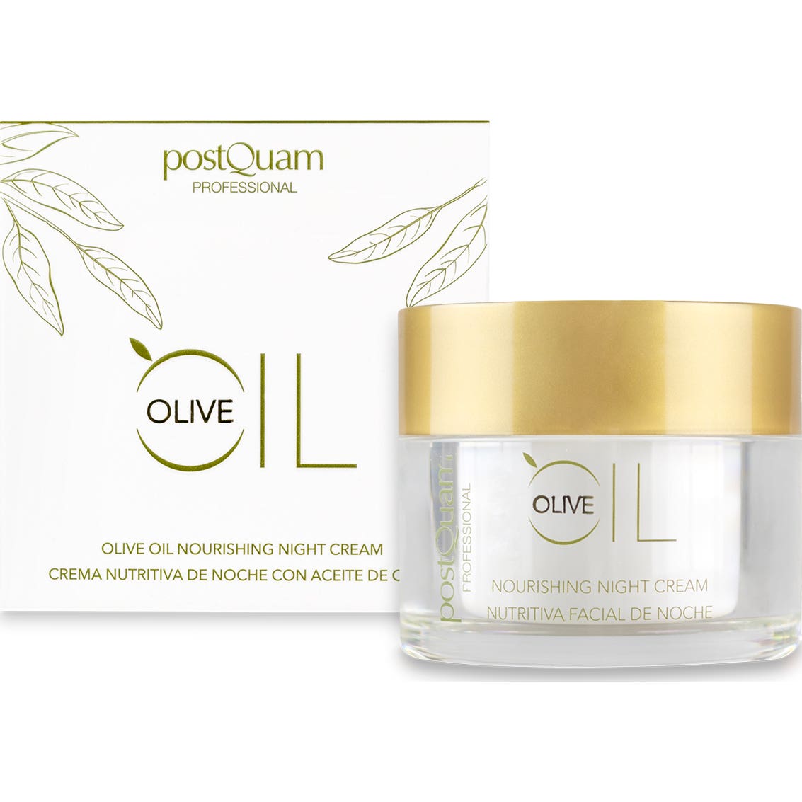 Postquam Crème de nuit Olive 50ml