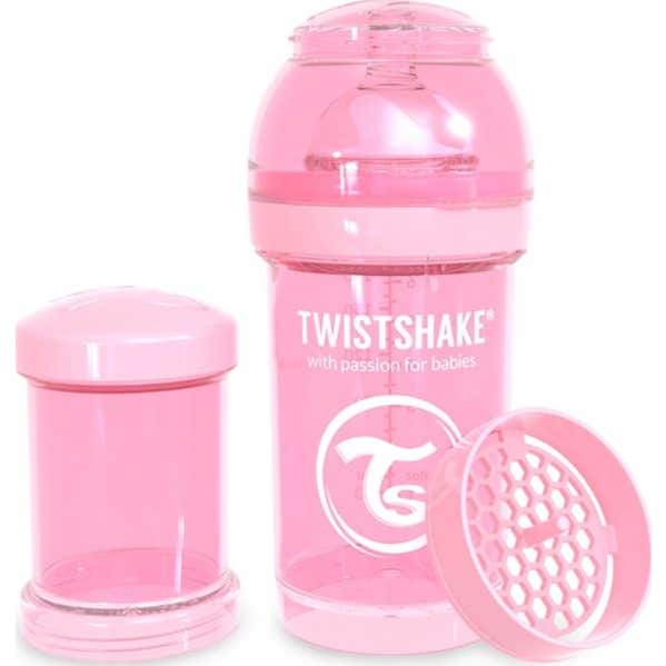 Biberon anti-colique TwistShake Rose 180ml