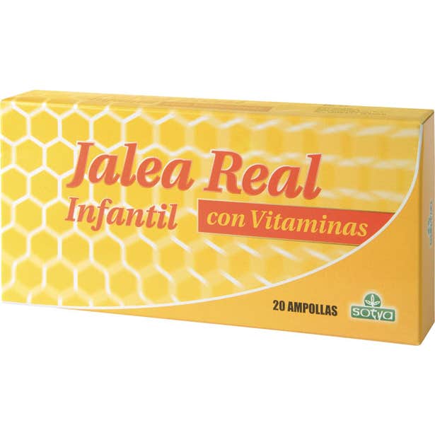 Sotya Royal Jelly pour enfants avec vitamines 20 flacons