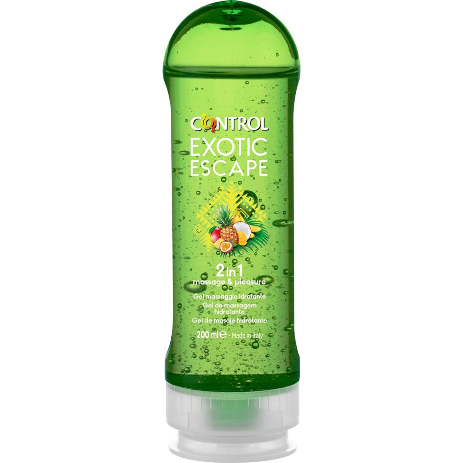 Gel de massage exotique Escape Massage Control 200ml