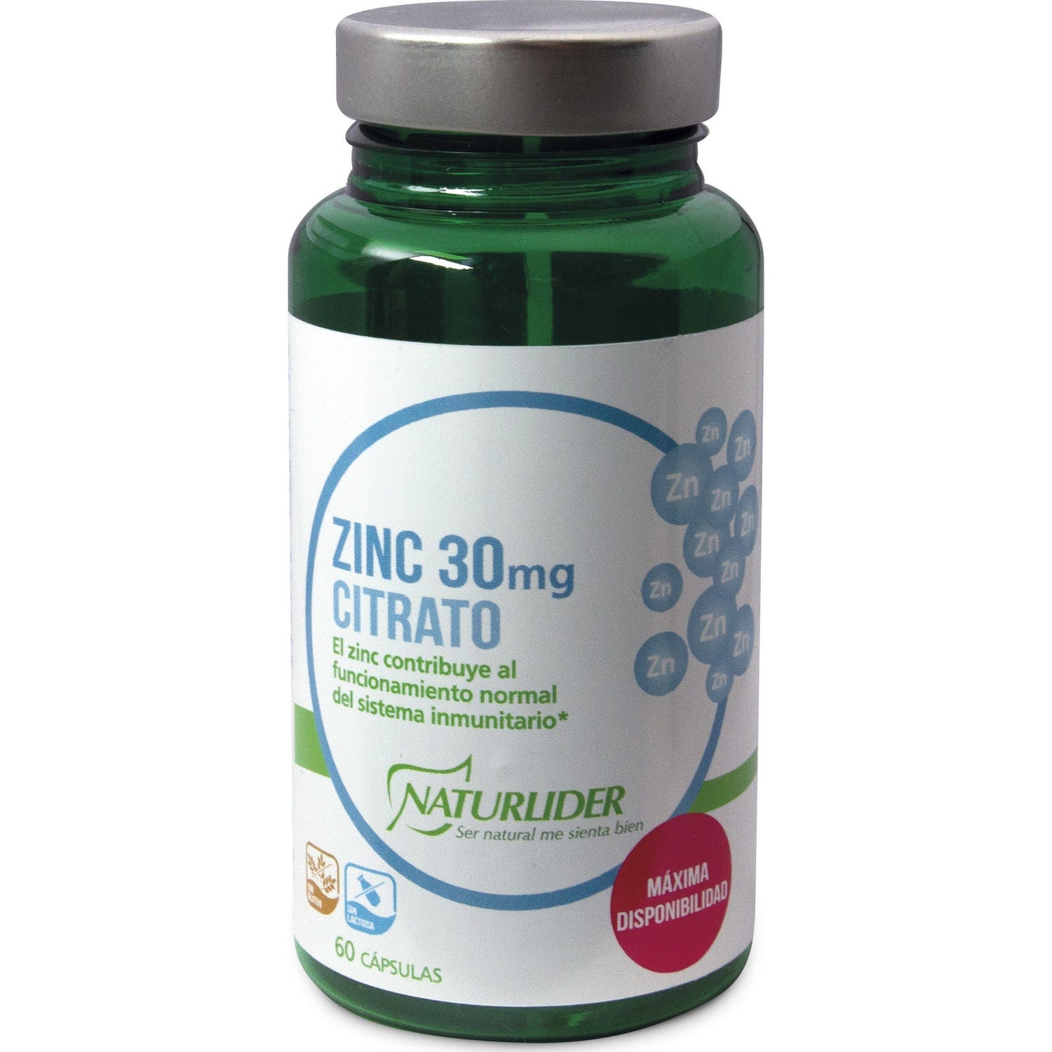 Naturlider Zinc Citrato 30mg 60 Capsules
