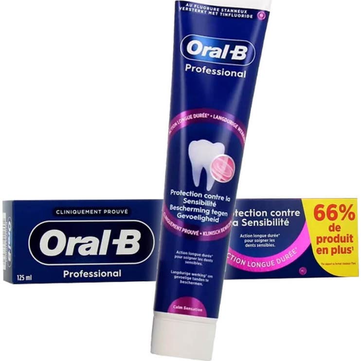 Oral-B Professional Dentifrice Protection Sensibilité 125 ml