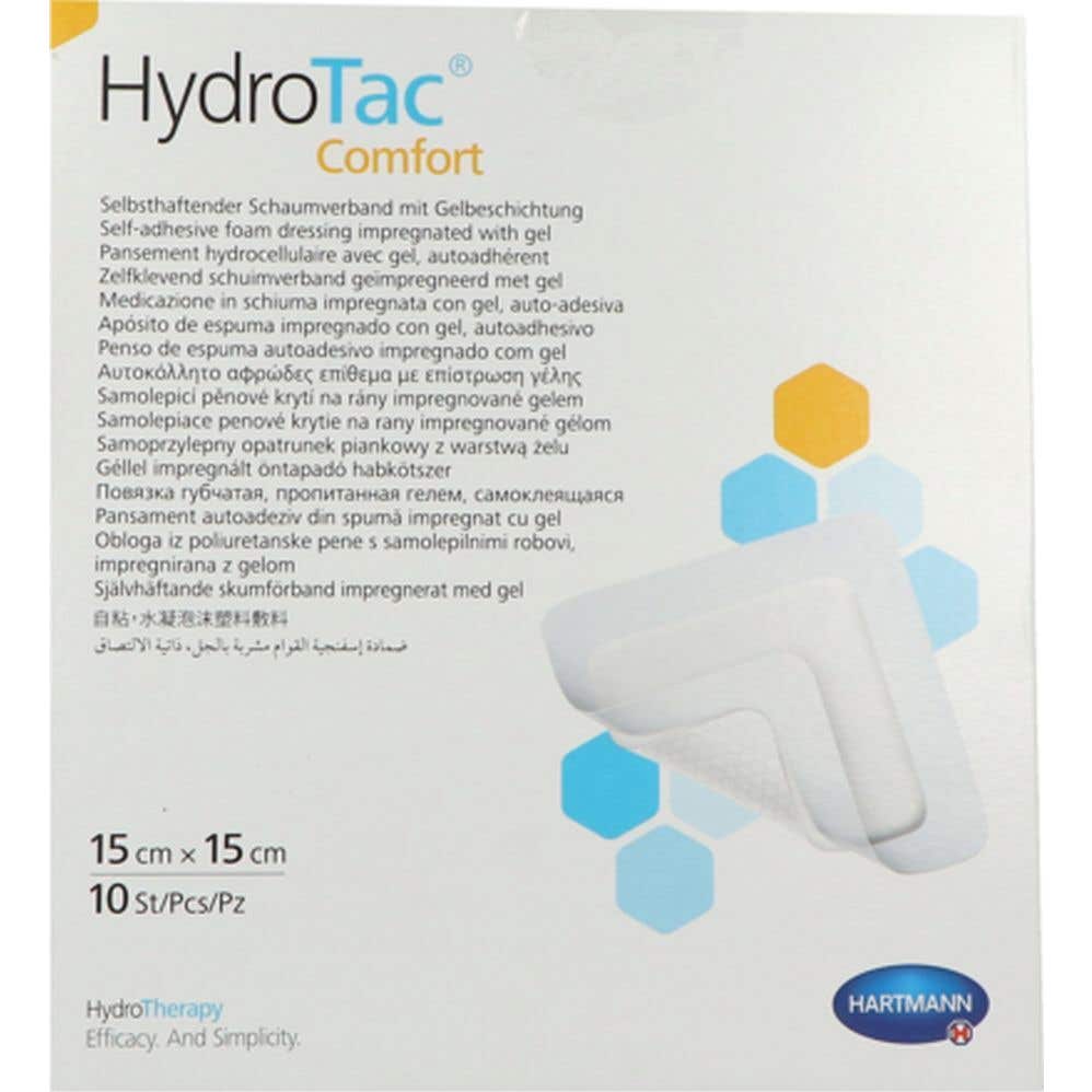 HydroTac Comfort Pansement Adhésif 15x15cm 10uts