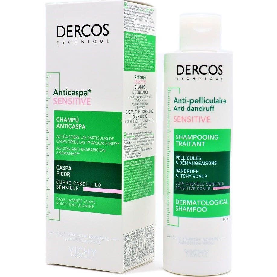 Vichy Dercos Shampooing antipelliculaire Cheveux sensibles 200 ml
