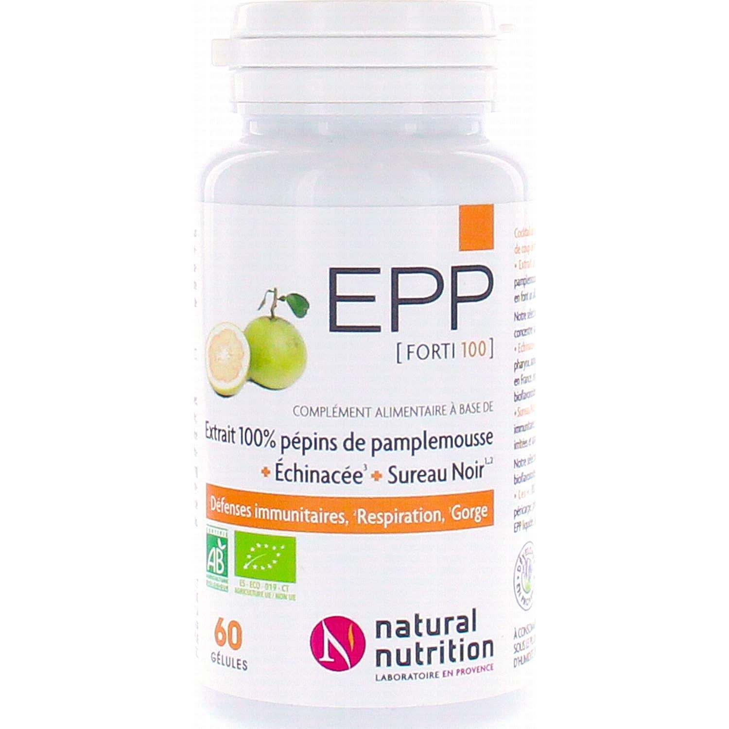 Natural Nutrition Epp Forti 100 60 Gélules