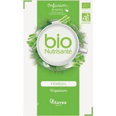 Nutrisanté Infusion Digestion Fenouil BIO 20 sachets