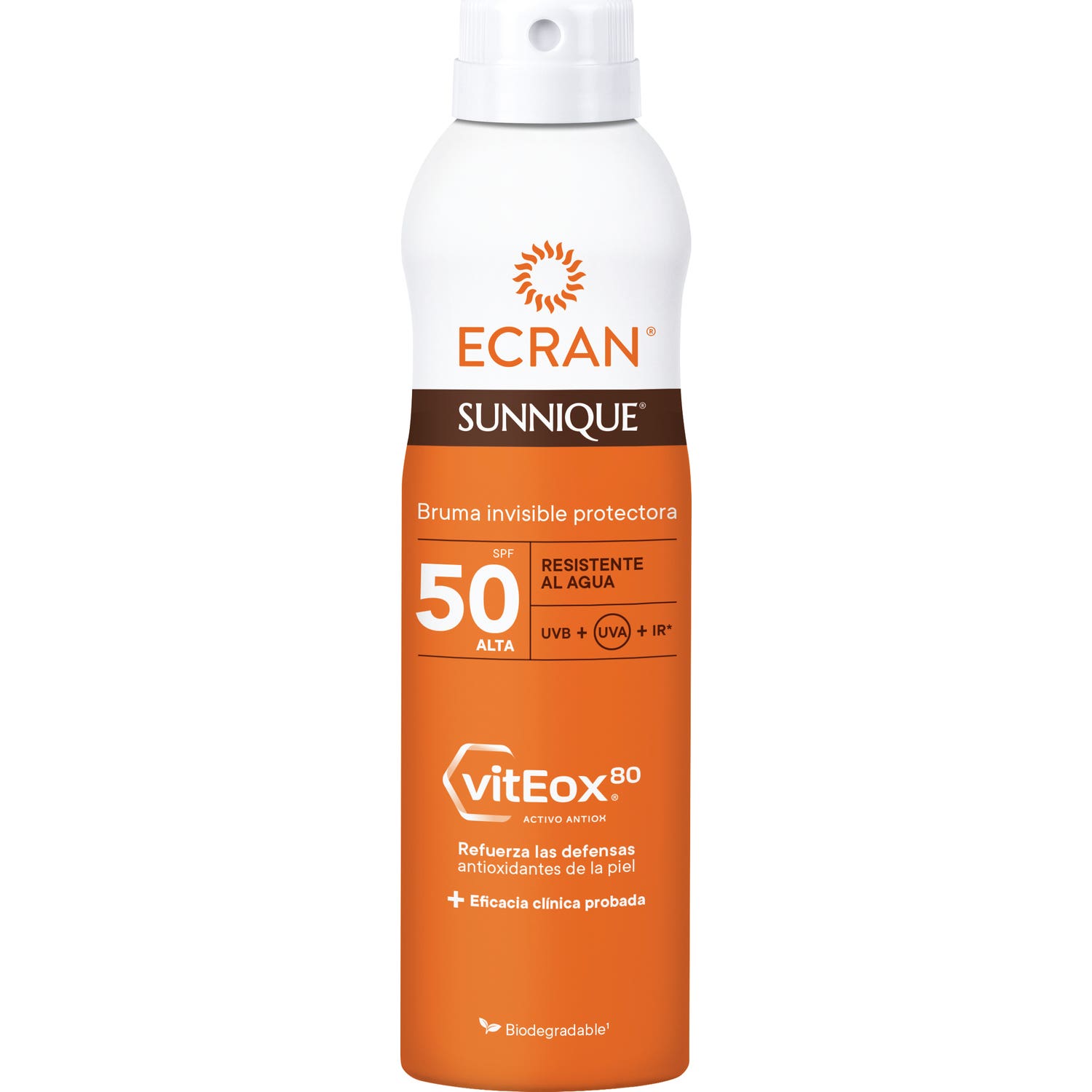 Ecran Sun Lemonoil Spray Invisible de Protection Solaire Spf50 250ml