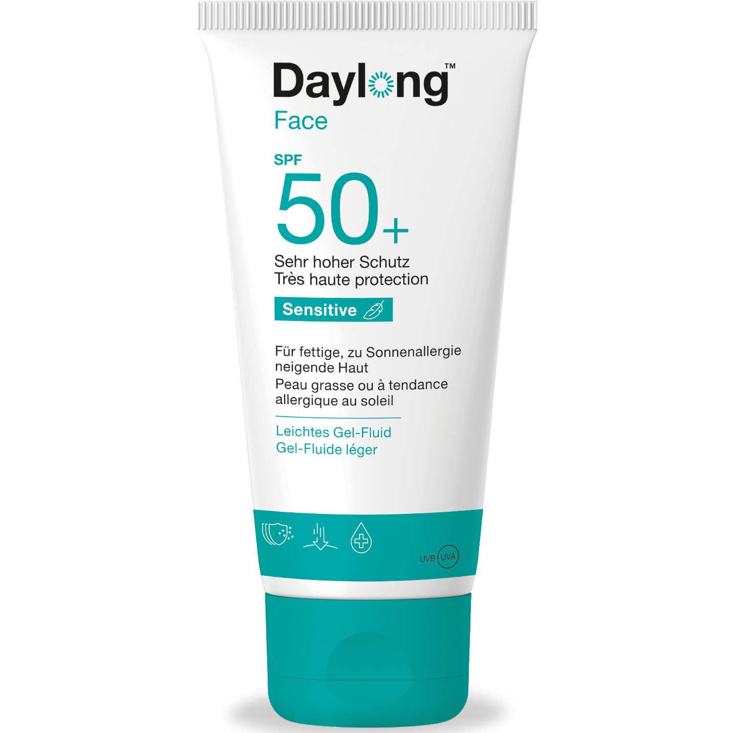 Daylong Sensitive Face SPF50+ Gel Fluide Léger 50ml