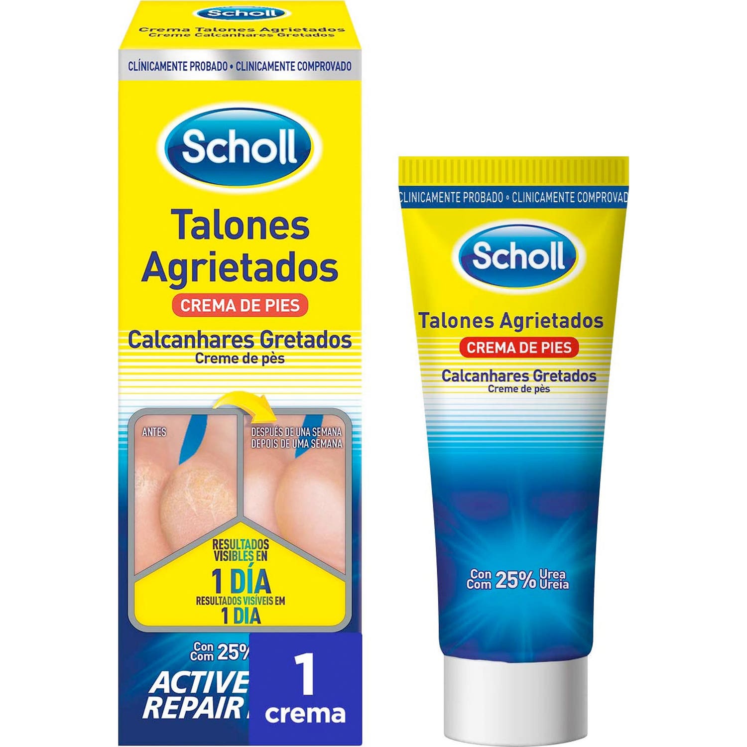 Scholl Crème pour talons fissurés 60ml