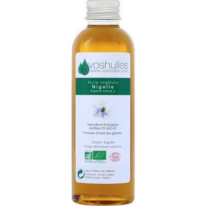 Voshuiles Huile Végétale Bio De Nigelle 100ml