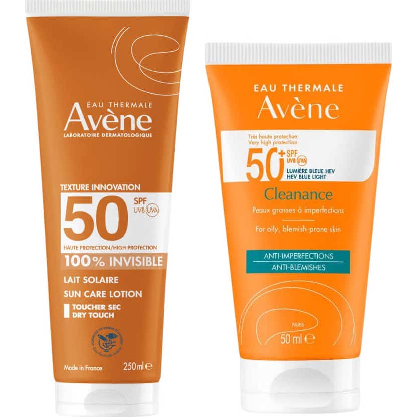 Avène Pack Cleanance SPF50+ 50ml + Leche Invisible SPF50 250ml
