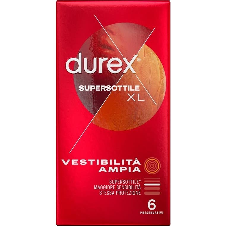 Durex Superthin Préservatif XL 6uts
